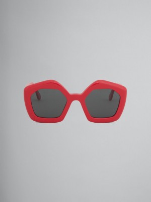 Marni Acetate Laughing Waters Rojos | GMXEC12315