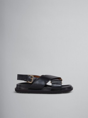 Marni Cuero Fussbett Negros | MXXBR13762