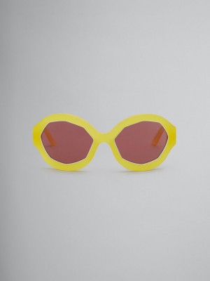 Marni Cumulus Cloud Acetate Amarillos | MMXFT19229