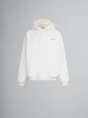 Marni Hoodie With Hearts Print Blancos | GMXUC91058