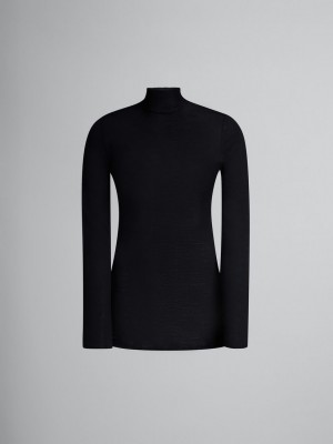 Marni Lana Turtleneck Jumper Negros | DMXKV28125