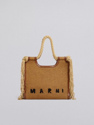 Marni Marcel Summer Bag With Rope Handles Marrom | BMXSO30093