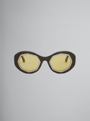 Marni Mount Brumo Acetate Marrom | MXXBR57070