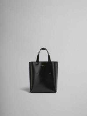 Marni Museo Mini Bag Cuero Negros | LMXSX92451