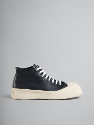 Marni Nappa Cuero Pablo High-top Sneaker Negros | AMXWC19033