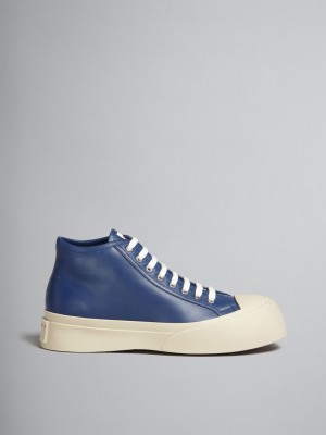 Marni Nappa Cuero Pablo High-top Sneaker Azules | MXICD71755