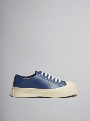 Marni Nappa Cuero Pablo Sneaker Azules | UMXTG16513