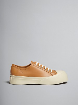 Marni Nappa Cuero Pablo Sneaker Marrom | MMXHR41925