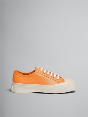 Marni Nappa Cuero Pablo Sneaker Naranjas | DMXKV19292