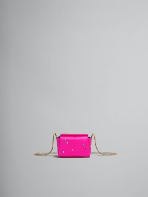 Marni Toggle Mini Bag Satin Fucsia | MXNEJ88936