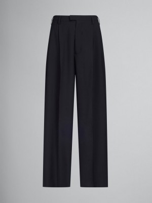 Marni Tropical Lana Tailored Trousers Negros | XMXGW66621