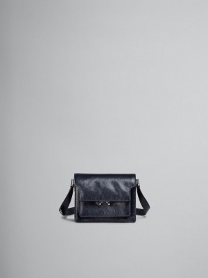 Marni Trunk Soft Mini Bag Cuero Azules | MXJBT45281