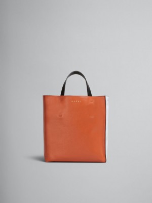 Marni Tumbled Cuero Museo Soft Bag Marrom | UMXTG92084