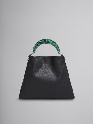 Marni Venice Small Bag Cuero Negros | MXIIZ41011