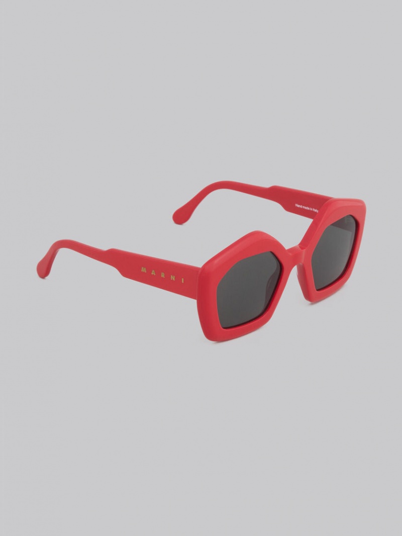 Marni Acetate Laughing Waters Rojos | GMXEC12315