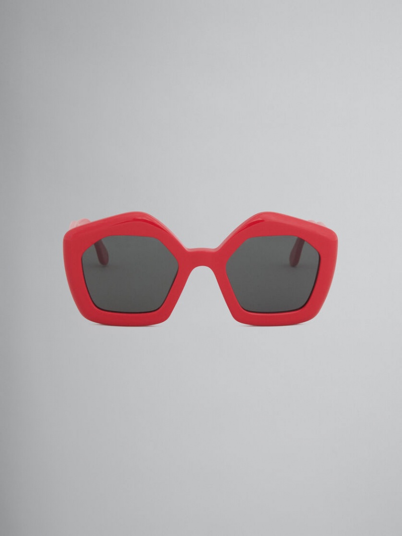 Marni Acetate Laughing Waters Rojos | GMXEC12315