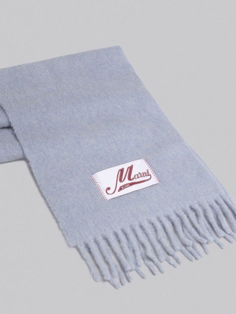 Marni Alpaca Scarf Azules Claro | MMXHR74932