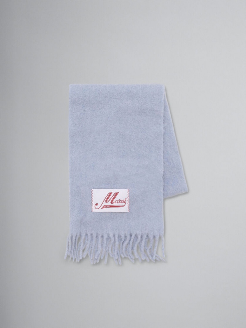 Marni Alpaca Scarf Azules Claro | MMXHR74932