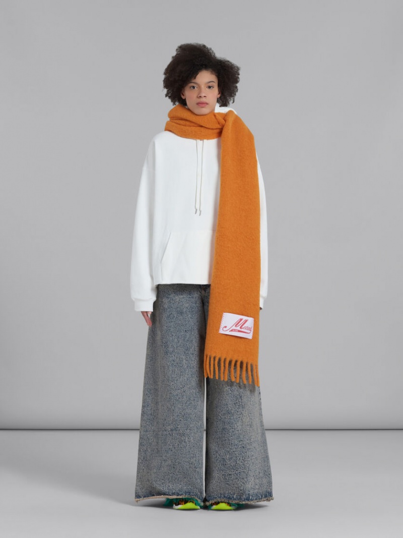 Marni Alpaca Scarf Naranjas | FMXHY25012