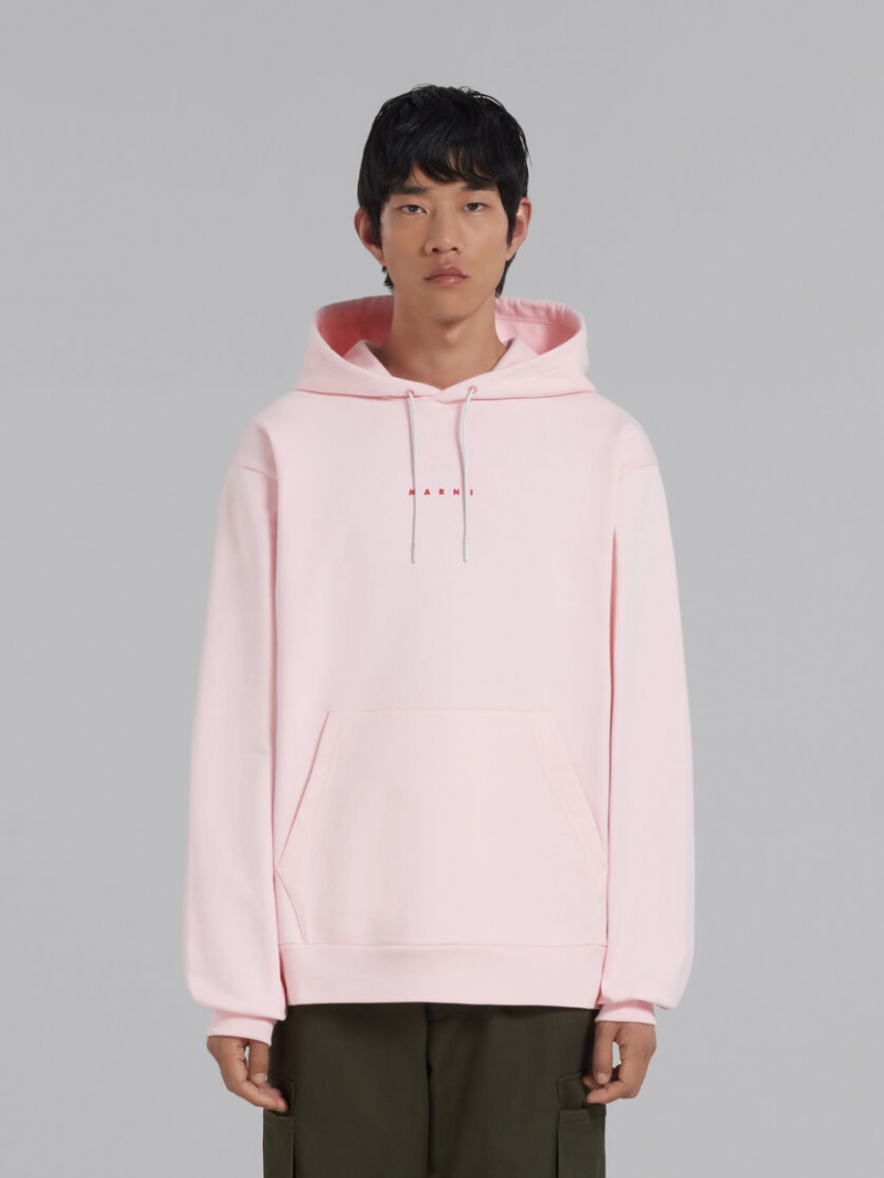 Marni Bio Algodon Hoodie With Marni Print Rosas | QMXWA44058