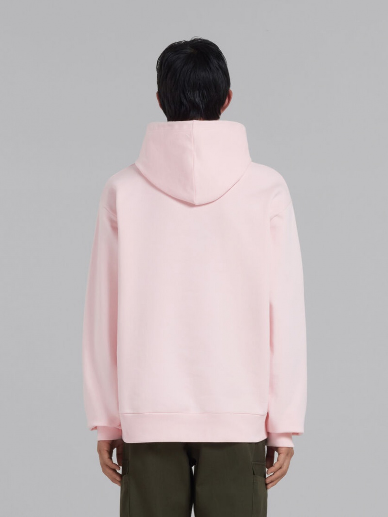 Marni Bio Algodon Hoodie With Marni Print Rosas | QMXWA44058