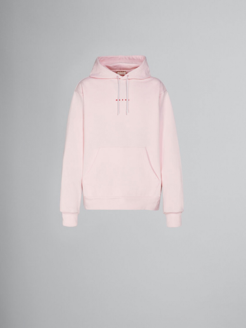 Marni Bio Algodon Hoodie With Marni Print Rosas | QMXWA44058