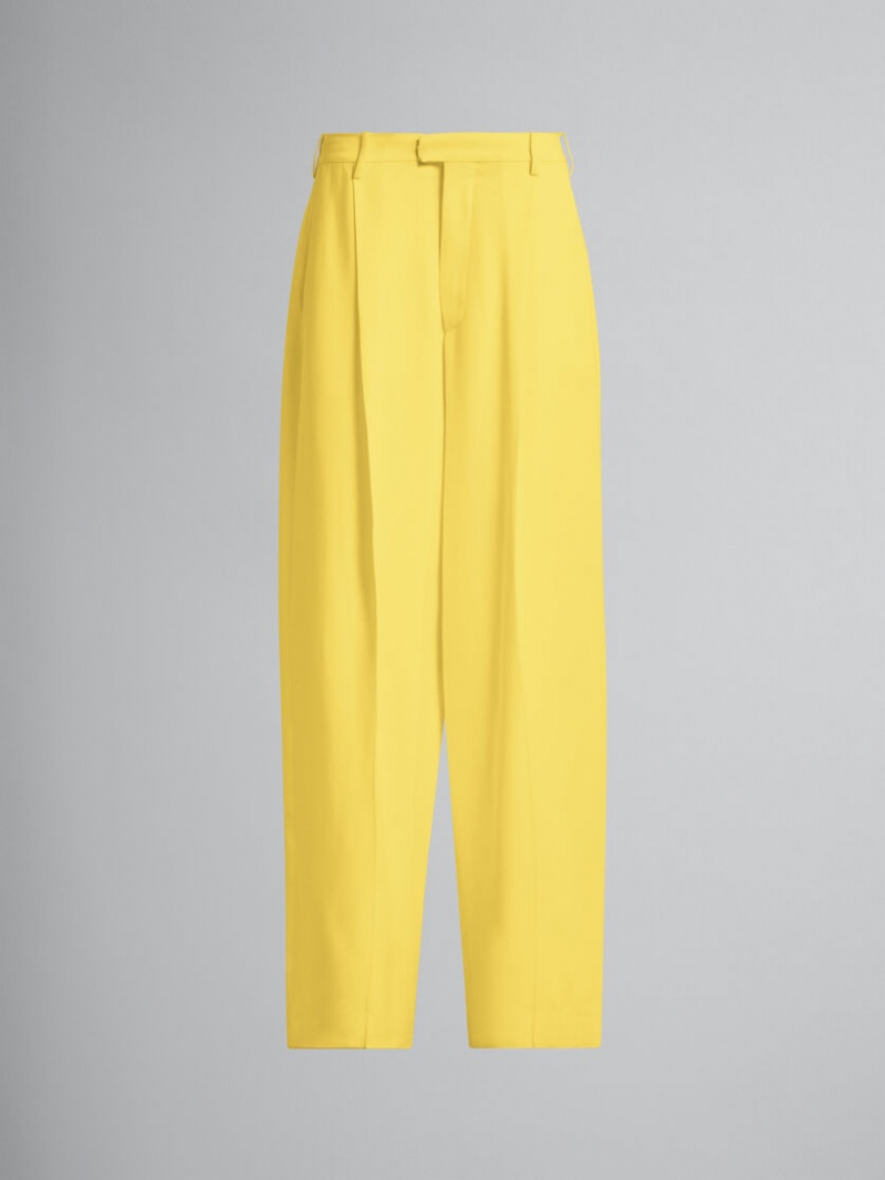 Marni Cady Tailored Trousers Amarillos | GMXEC17800