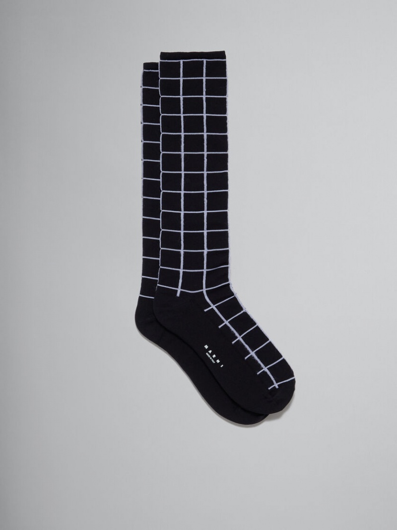 Marni Checked Nylon Negros | MXJZR67483