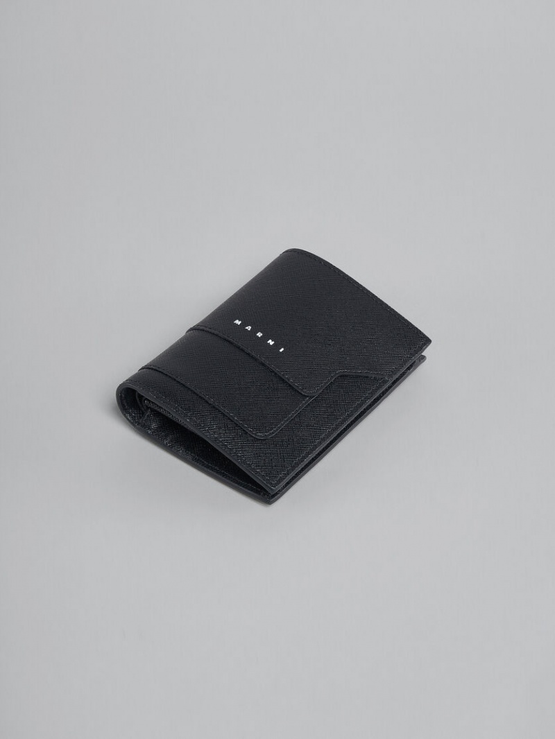 Marni Cuero Bi-fold Wallet Negros | MXNZX84308