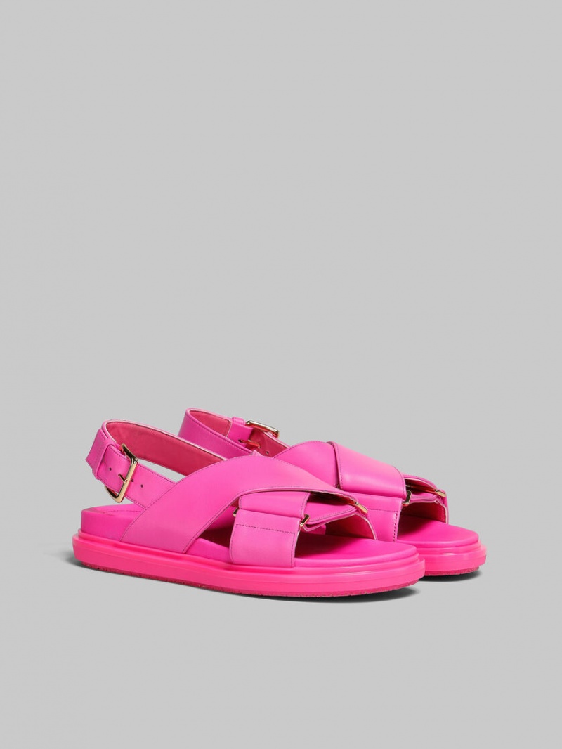 Marni Cuero Fussbett Fucsia | DMXVO38502