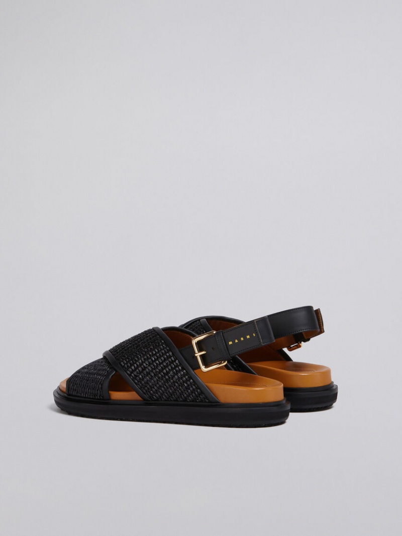 Marni Cuero Fussbett Negros | MXEAH93243