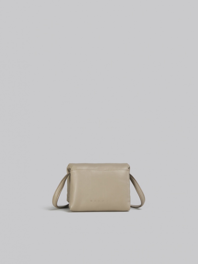 Marni Cuero Mini Pouch Beige | MXCIF46602