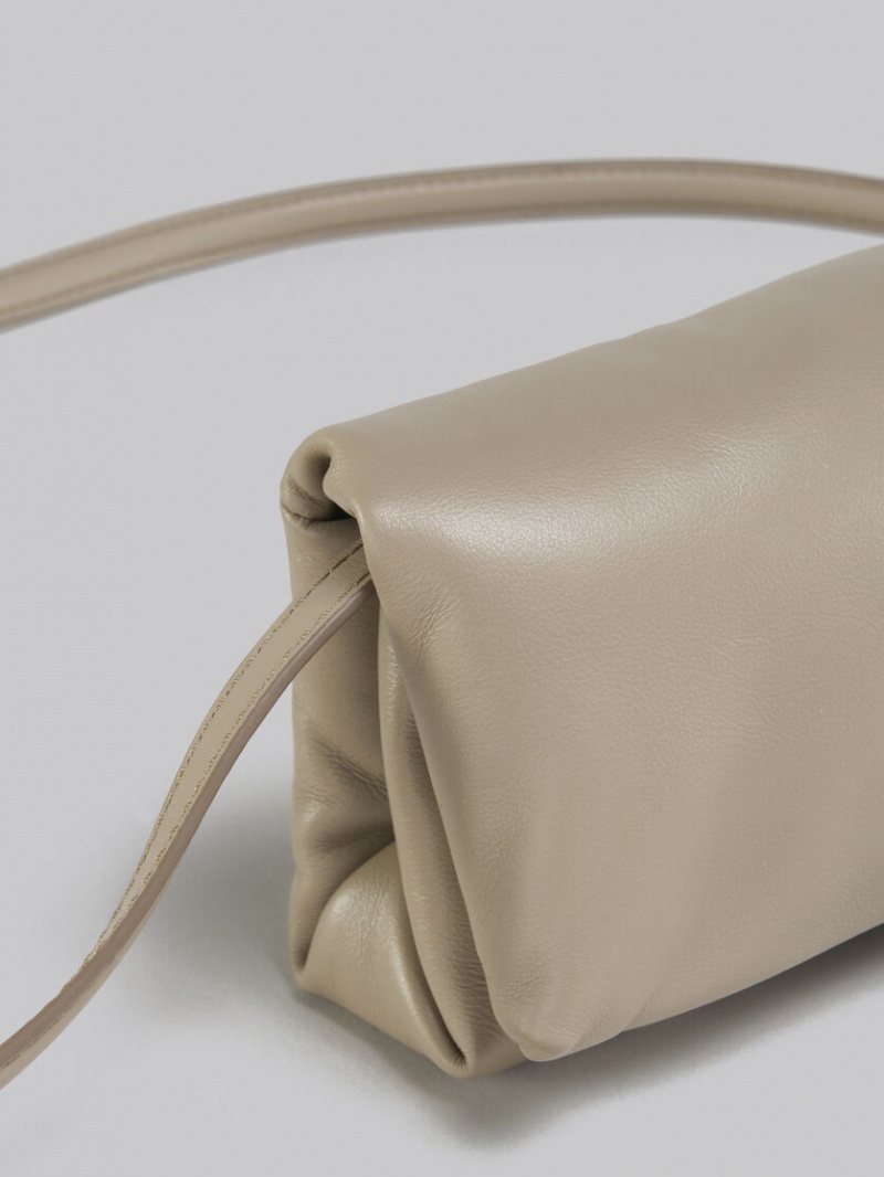 Marni Cuero Mini Pouch Beige | MXCIF46602