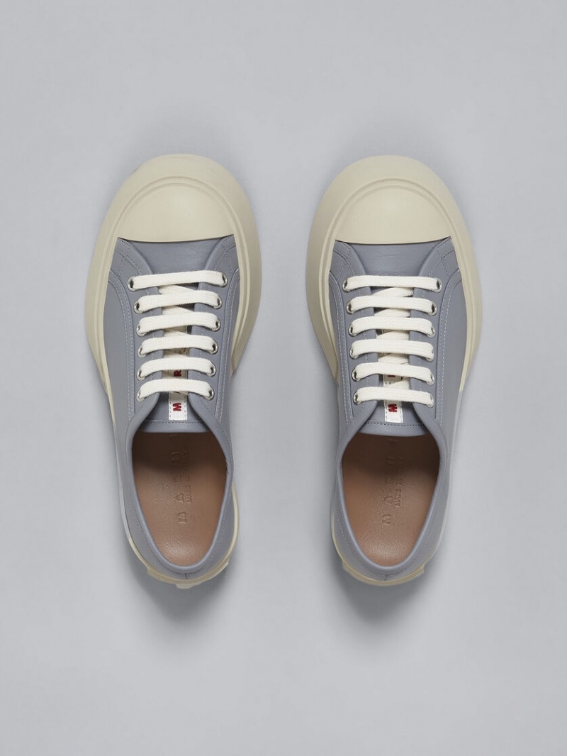 Marni Cuero Pablo Encaje-up Sneaker Grises | PMXER28961