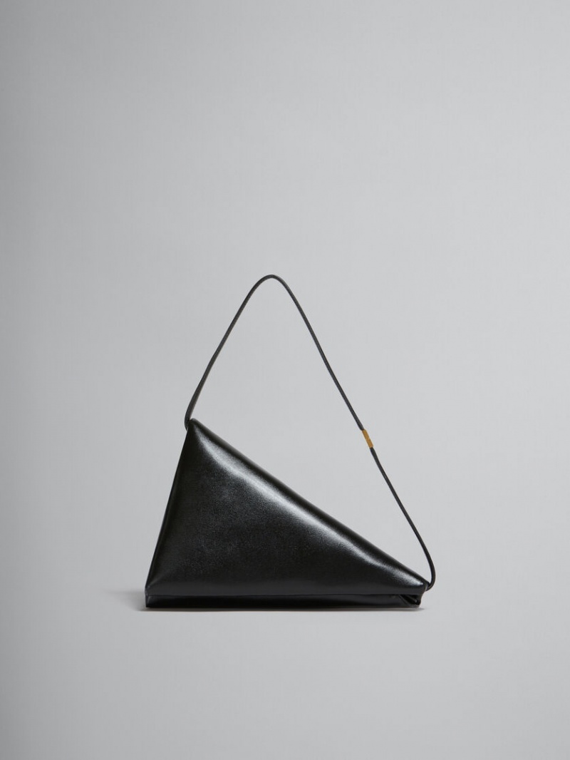 Marni Cuero Prisma Triangle Bag Negros | SMXNY68326