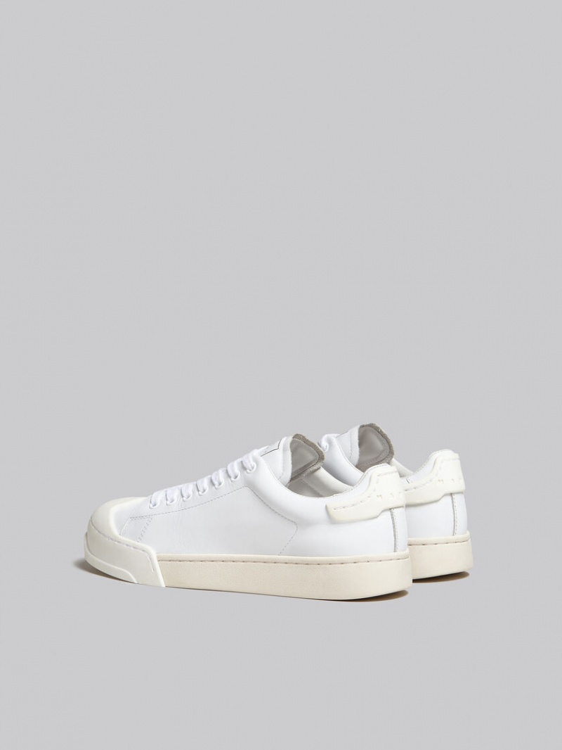 Marni Dada Bumper Sneaker Cuero Blancos | MXJVR57931