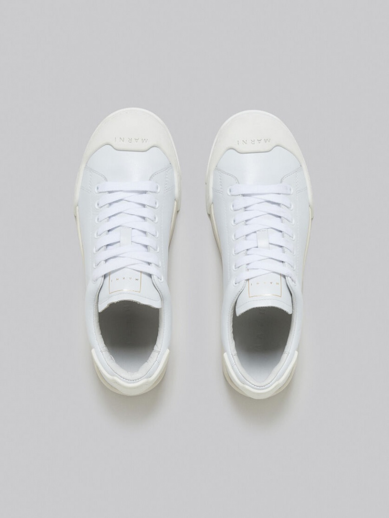 Marni Dada Bumper Sneaker Cuero Blancos | MXJVR57931