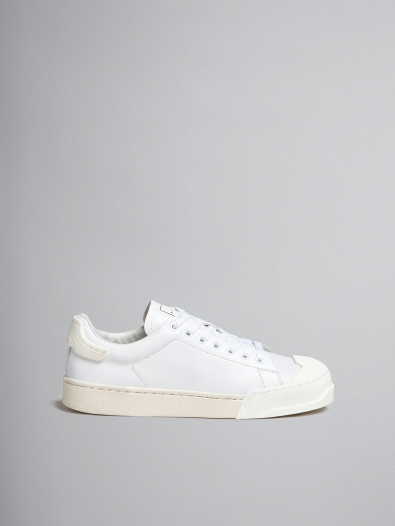 Marni Dada Bumper Sneaker Cuero Blancos | MXJVR57931