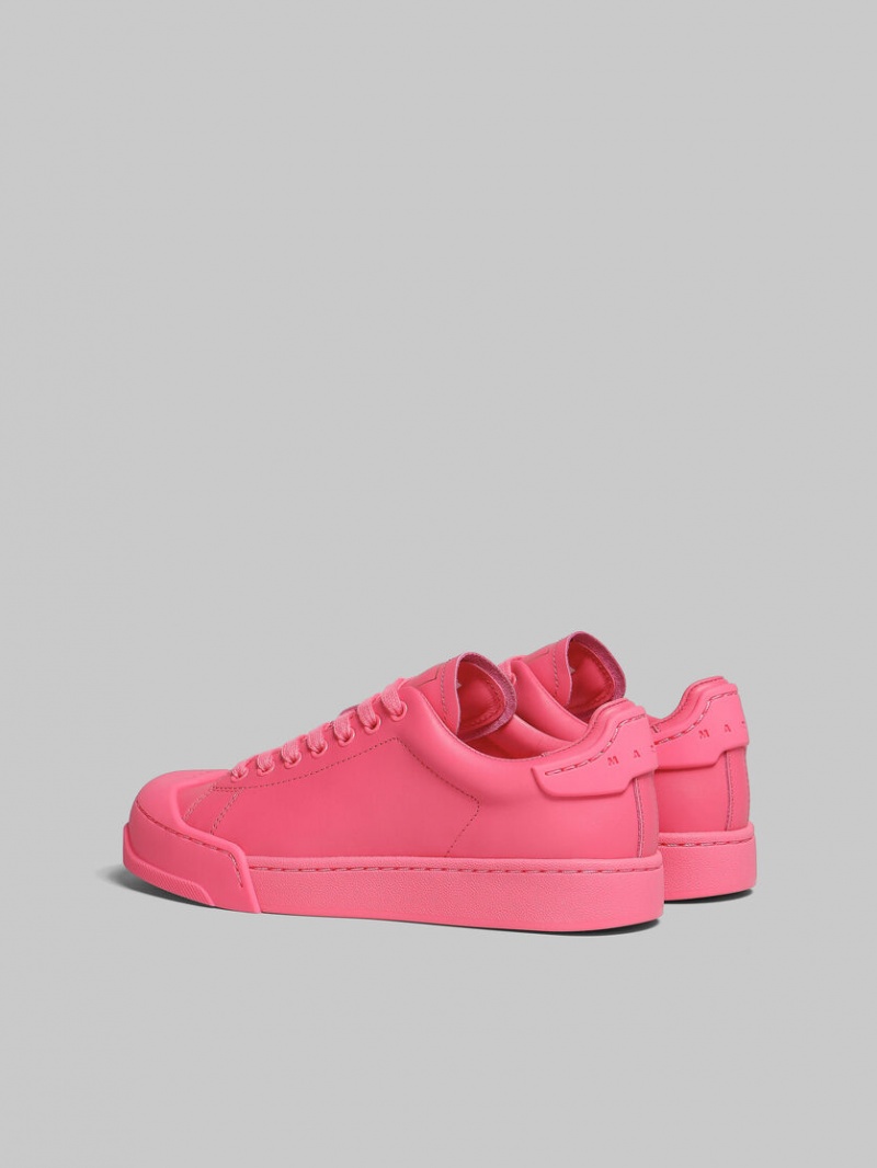 Marni Dada Bumper Sneaker Cuero Fucsia | MXXMI15342