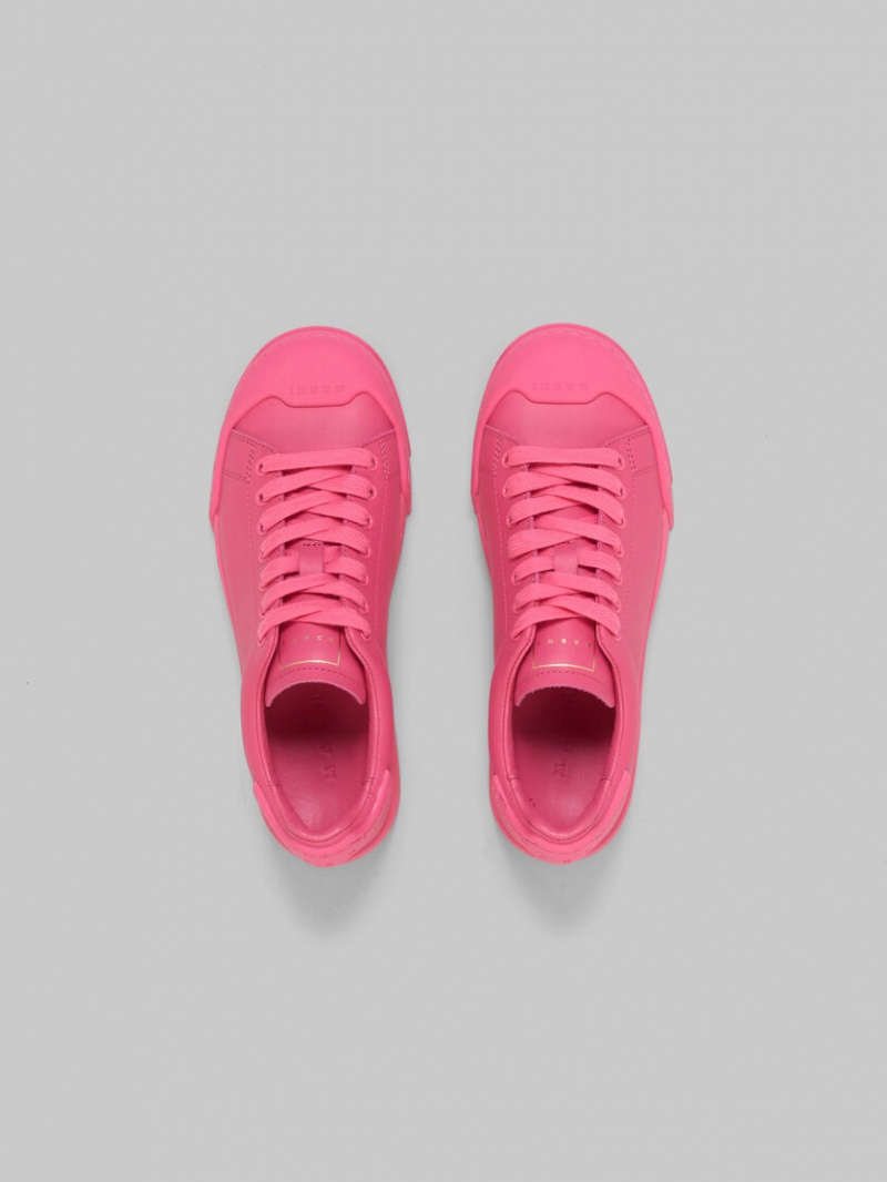 Marni Dada Bumper Sneaker Cuero Fucsia | MXXMI15342