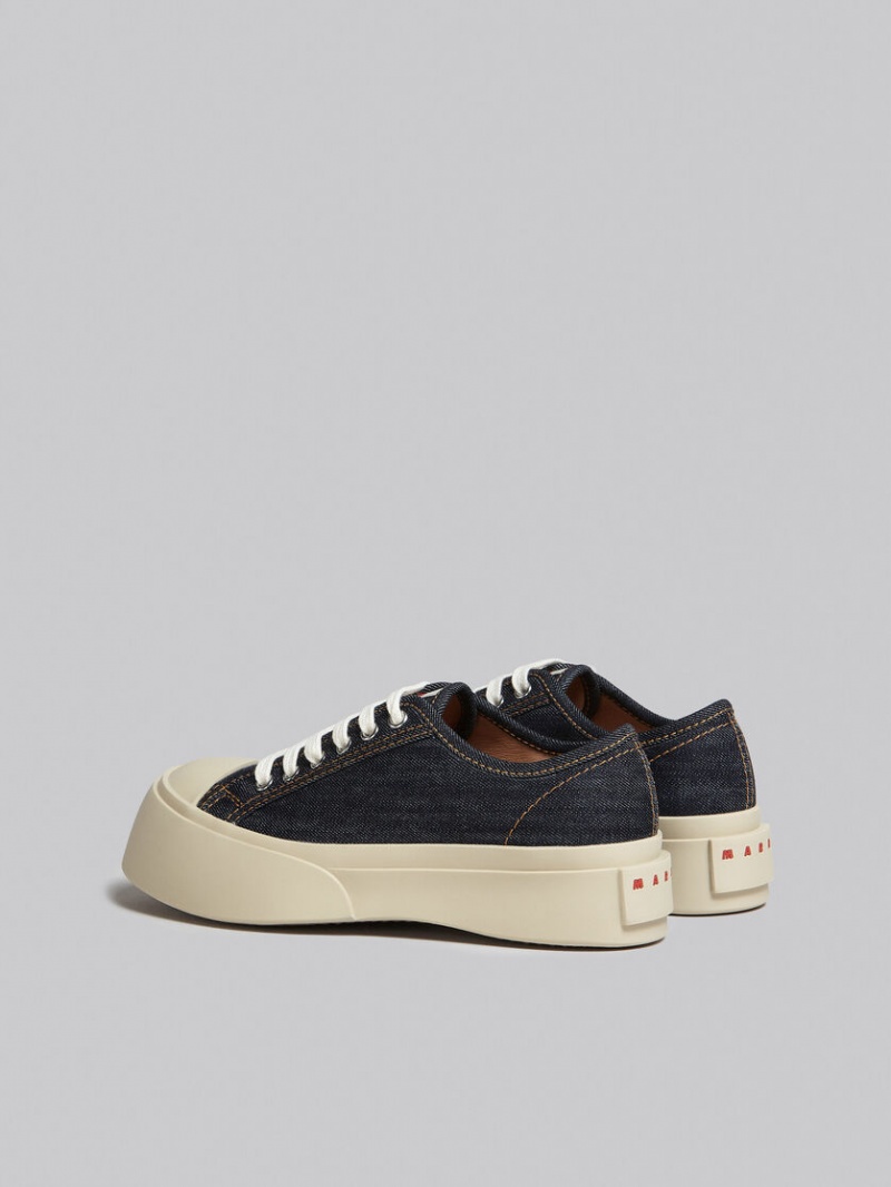 Marni Denim Pablo Encaje-up Sneaker Azules | MXXBR92497