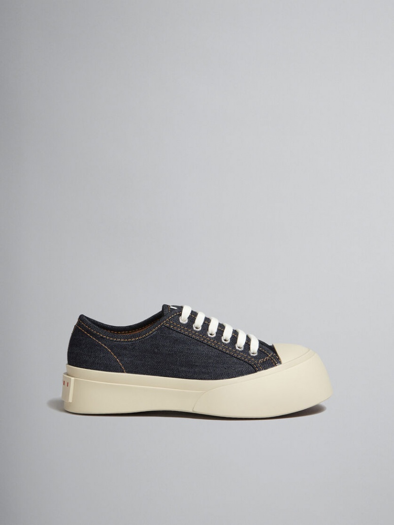 Marni Denim Pablo Encaje-up Sneaker Azules | MXXBR92497