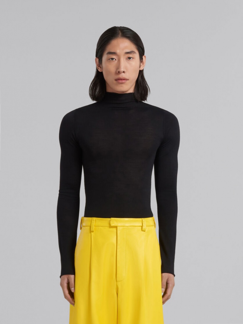 Marni Lana Turtleneck Jumper Negros | DMXKV28125