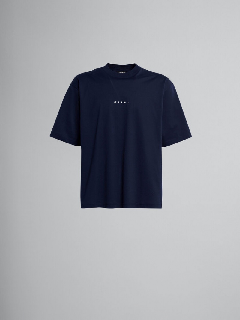 Marni Logo T-shirt Negros | MXJBT65861