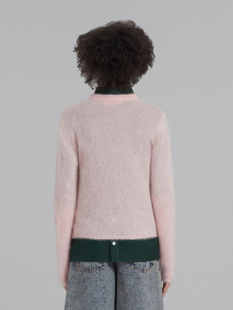 Marni Mohair And Lana Jumper Rosas | XMXGW54041