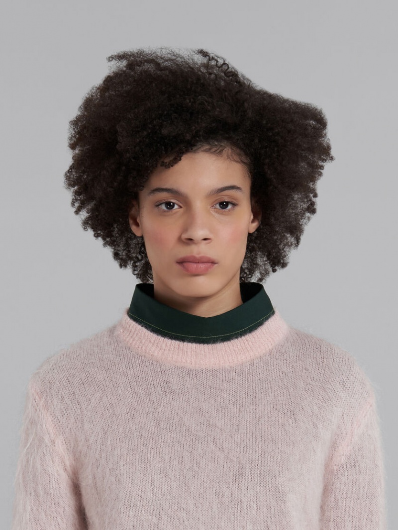 Marni Mohair And Lana Jumper Rosas | XMXGW54041