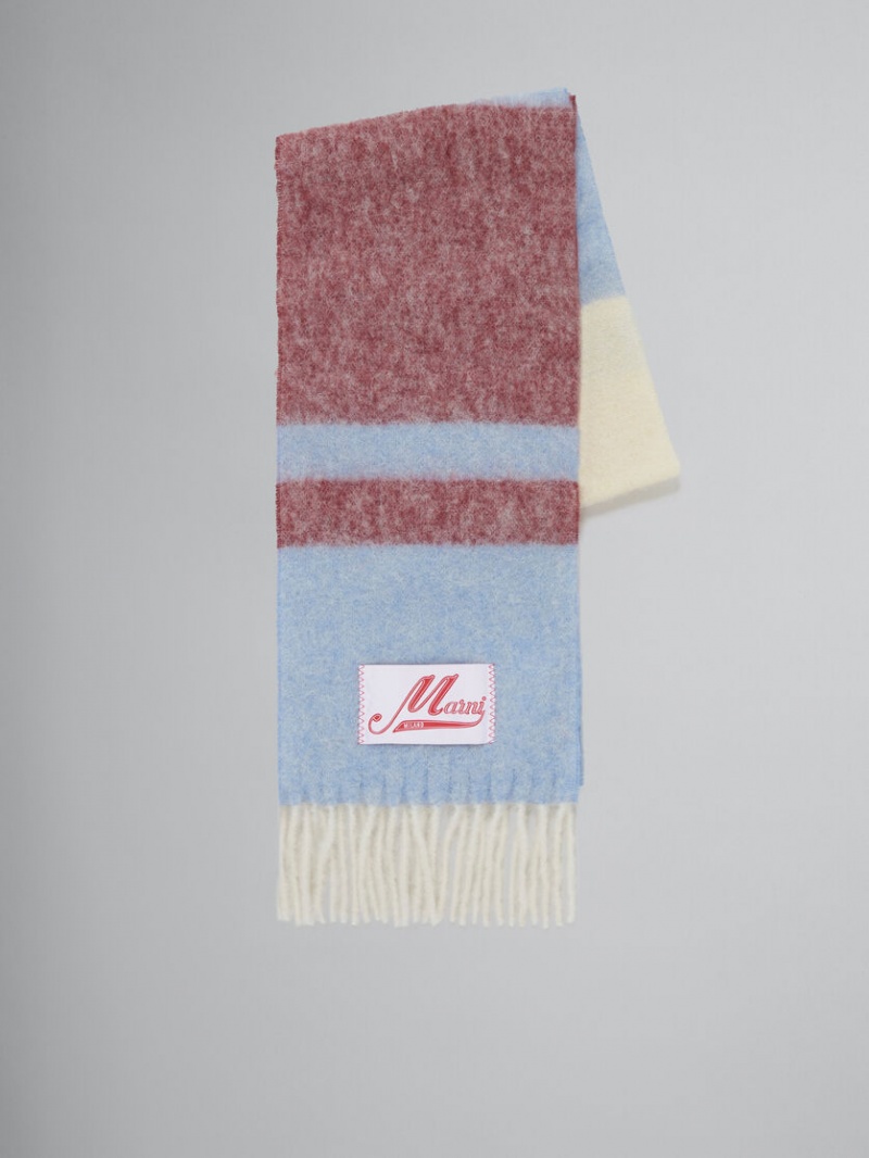 Marni Mohair Scarf Azules | LMXSX61577