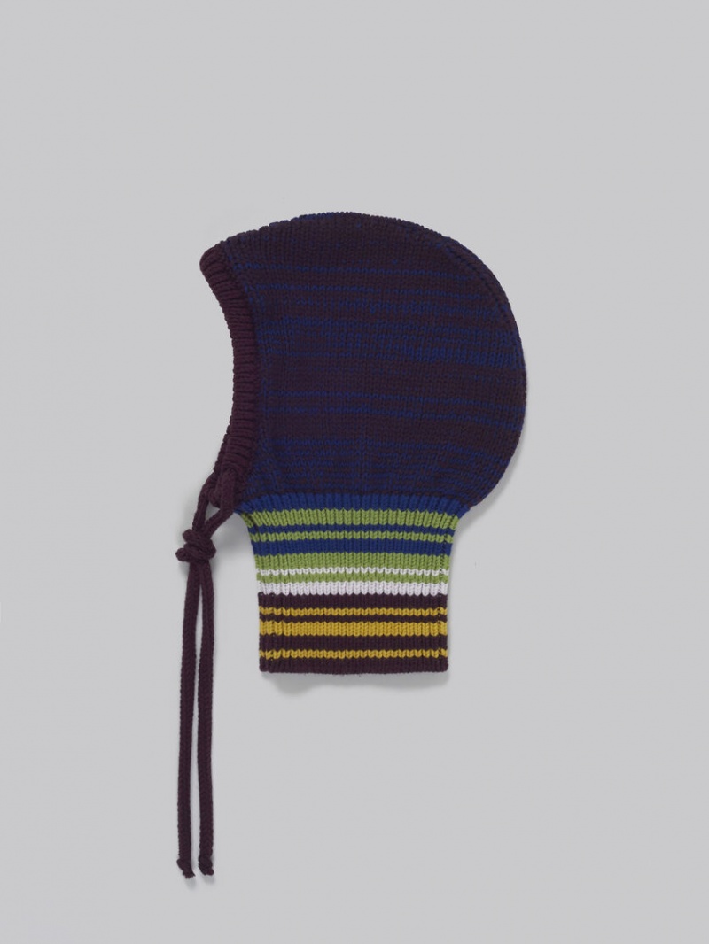 Marni Mouliné Balaclava With A Rayas Neck Azules | MXNEJ22227