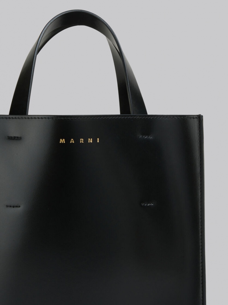 Marni Museo Mini Bag Cuero Negros | LMXSX92451