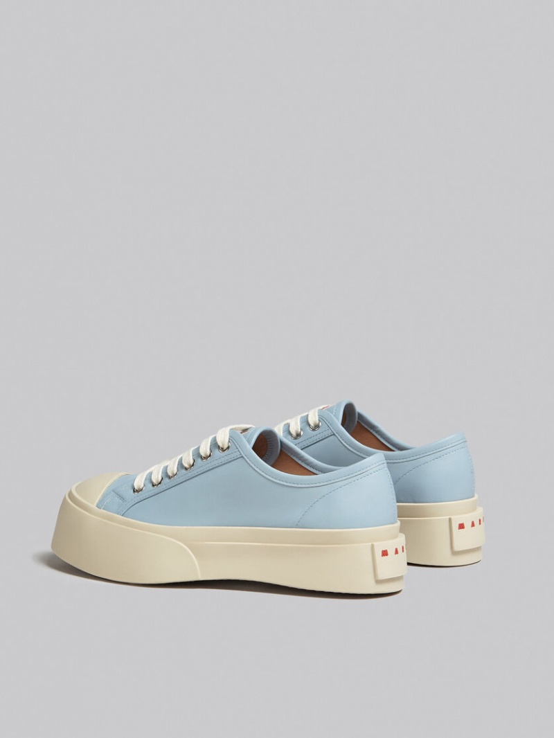 Marni Nappa Cuero Pablo Encaje-up Sneaker Azules Claro | YMXGT87460